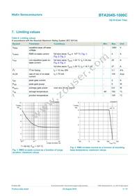 BTA204S-1000C Datasheet Page 3