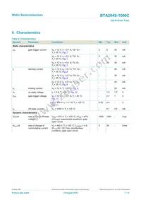 BTA204S-1000C Datasheet Page 7