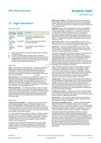 BTA204S-1000C Datasheet Page 11