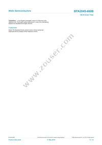 BTA204S-600B Datasheet Page 13
