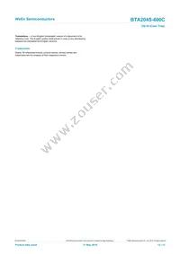 BTA204S-600C Datasheet Page 12