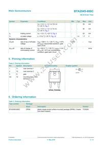 BTA204S-800C Datasheet Page 2