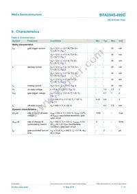 BTA204S-800C Datasheet Page 7