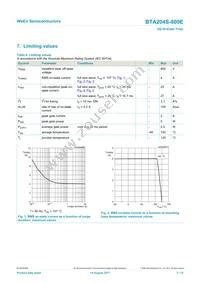 BTA204S-800E Datasheet Page 3