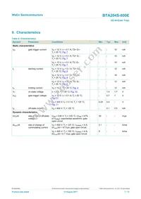 BTA204S-800E Datasheet Page 7