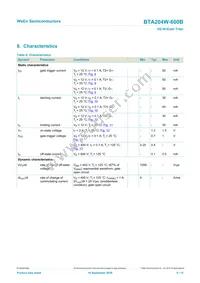 BTA204W-600B Datasheet Page 8