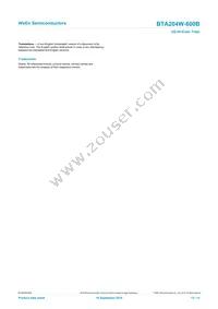 BTA204W-600B Datasheet Page 13