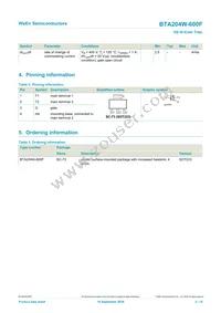 BTA204W-600F Datasheet Page 2