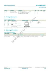 BTA204W-800C Datasheet Page 2