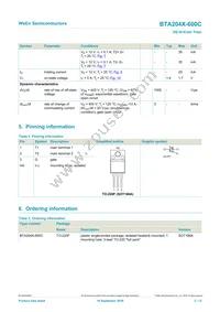 BTA204X-600C Datasheet Page 2