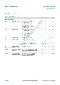 BTA204X-600E Datasheet Page 7