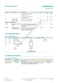 BTA204X-600F/L03Q Datasheet Page 2