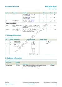 BTA204X-800E/L01Q Datasheet Page 2