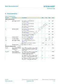 BTA206-800ET Datasheet Page 7