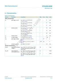BTA208-600D Datasheet Page 7