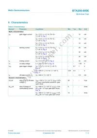 BTA208-800E Datasheet Page 7