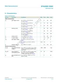 BTA208B-1000C Datasheet Page 7