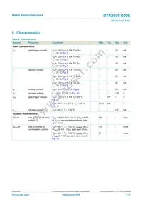 BTA208S-600E Datasheet Page 7