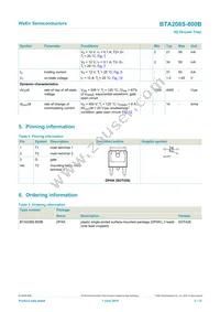 BTA208S-800B Datasheet Page 2