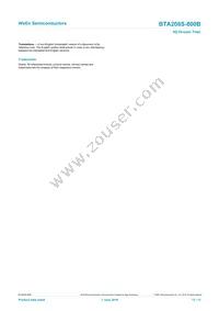 BTA208S-800B Datasheet Page 12