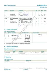 BTA208S-800F Datasheet Page 2