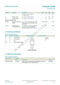 BTA208X-1000B Datasheet Page 2