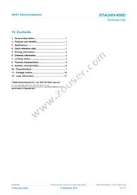 BTA208X-600D Datasheet Page 13