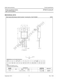 BTA212-800B Datasheet Page 6