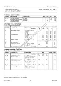 BTA212B-800E Datasheet Page 3