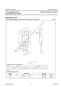 BTA216-600E Datasheet Page 6