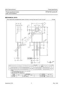 BTA216X-600B Datasheet Page 6