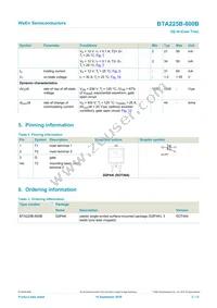 BTA225-600B Datasheet Page 2