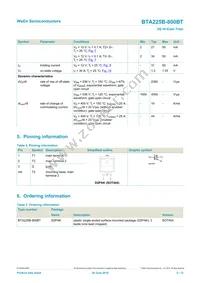 BTA225B-800BTJ Datasheet Page 2