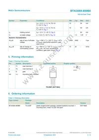 BTA308X-800B0Q Datasheet Page 2