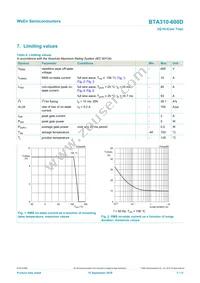 BTA310-600D Datasheet Page 3