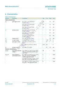 BTA310-800E Datasheet Page 7