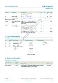 BTA310X-800C Datasheet Page 2