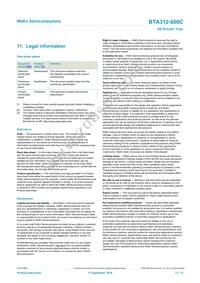 BTA312-600C Datasheet Page 11