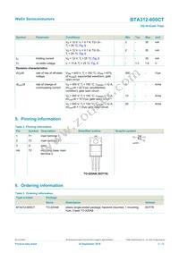 BTA312-600CT Datasheet Page 2