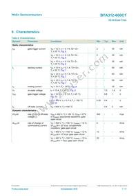 BTA312-600CT Datasheet Page 7