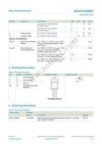 BTA312-800ET Datasheet Page 2