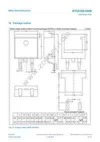 BTA312B-600B Datasheet Page 10