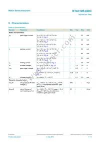 BTA312B-600C Datasheet Page 7