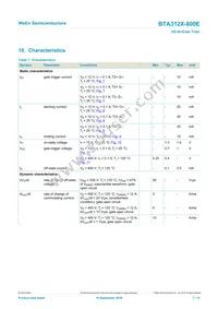 BTA312X-800E Datasheet Page 7