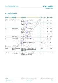 BTA316-800B Datasheet Page 7