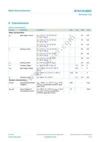 BTA316-800C/DGQ Datasheet Page 7