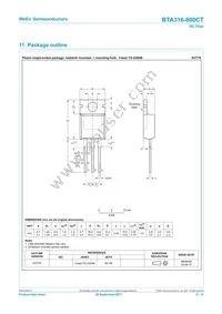 BTA316-800CTQ Datasheet Page 9