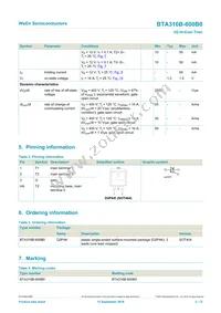 BTA316B-600B0J Datasheet Page 2