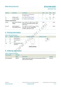 BTA316B-600C Datasheet Page 2