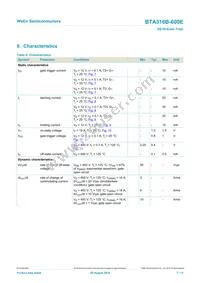 BTA316B-600E Datasheet Page 7